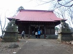 日和田八幡神社の社殿　Shrine pavilions of the Yawata shrine